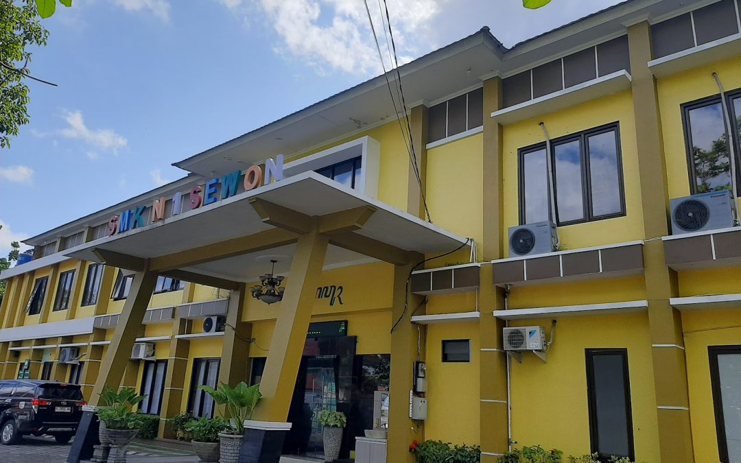 Gedung kampus SMK Negeri 1 Sewon